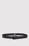 Mavi Leather Belt In Black In Black