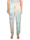 MAVI LILA WOMENS HIGH RISE TIE-DYE MOM JEANS