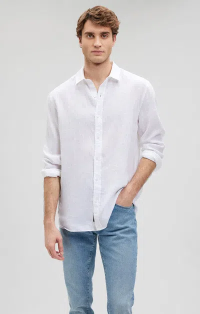 Mavi Linen Button-up Shirt In White