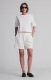 Mavi Linen Shorts In Antique White