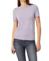 Mavi Luxe Crew Neck T-shirt In Lavender Gray In Multi