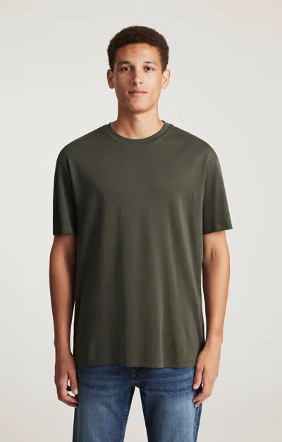 Mavi Logo T-shirt In Beluga In Black