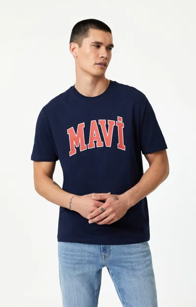 Mavi Logo T-shirt In Maritime Blue In Dark Blue