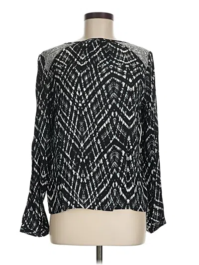 Pre-owned Mavi Long Sleeve Blouse In Black