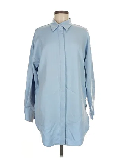 Pre-owned Mavi Long Sleeve Blouse In Blue