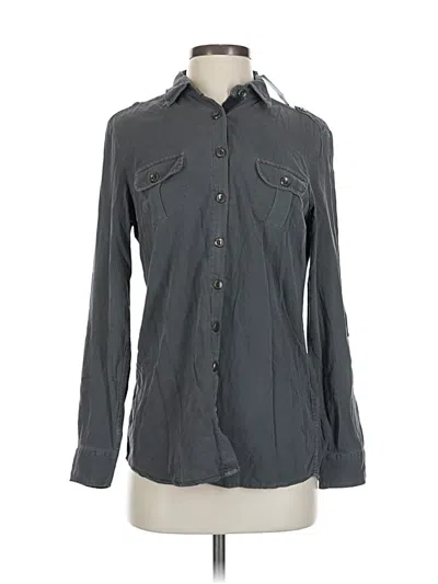 Pre-owned Mavi Long Sleeve Button Down Shirt In Gray