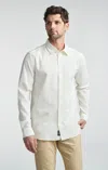 Mavi Long Sleeve Button-up Shirt In Antique White In White
