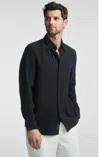 Mavi Long Sleeve Button-up Shirt In Black In Black