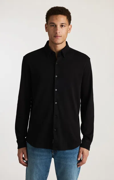 Mavi Long Sleeve Button-up Shirt In Black