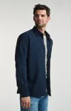 Mavi Long Sleeve Button-up Shirt In Black Iris In Dark Blue