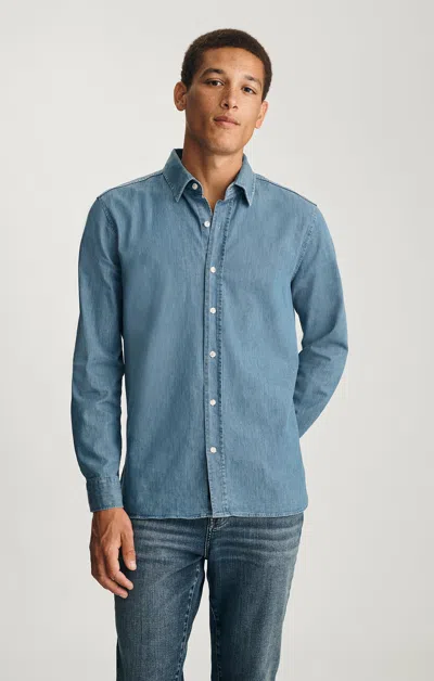 Mavi Long Sleeve Button-up Shirt In Light Blue