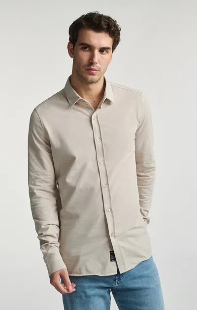 Mavi Long Sleeve Button-up Shirt In Silver Lining