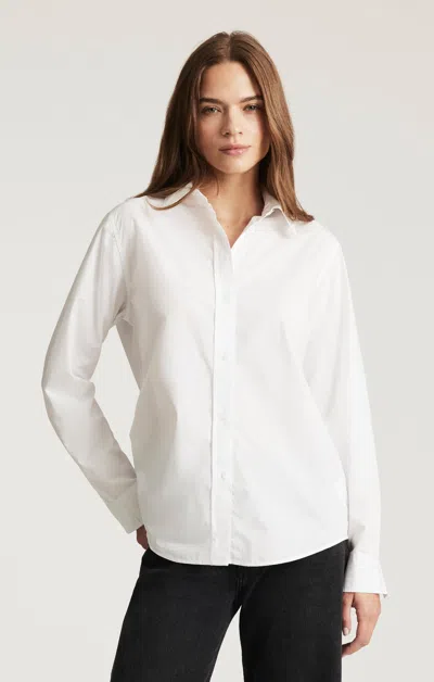 Mavi Long Sleeve Button-up Shirt In White