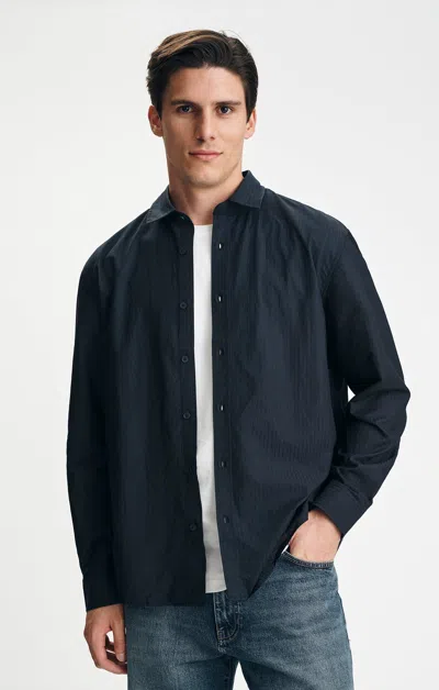 Mavi Long Sleeve Button-up Shirt In Dark Navy
