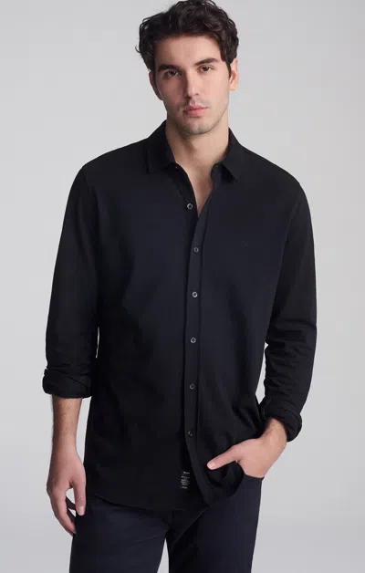 Mavi Long Sleeve Dress Shirt In Black