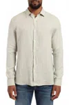 Mavi Long Sleeve Button Down Linen Shirt In Moonstruck In Multi