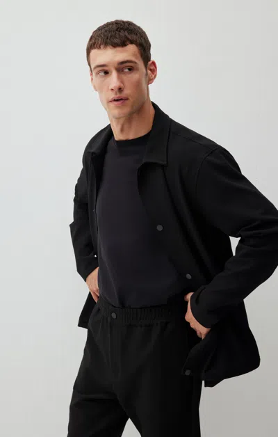 Mavi Long Sleeve Snap-button Shirt In Black