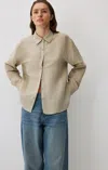 Mavi Long Sleeve Tencel™ Shirt In Abbey Stone
