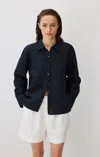Mavi Long Sleeve Tencel™ Shirt In Black Iris