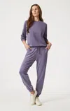 Mavi Luxe Touch Tencel™ Oversized Sweatshirt In Cadet In Purple