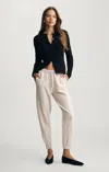 Mavi Luxe Touch Tencel™ Sweatpants In Pumice Stone In Sand