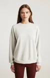 Mavi Luxe Touch Tencel™ Sweatshirt In Gray Violet In Gray