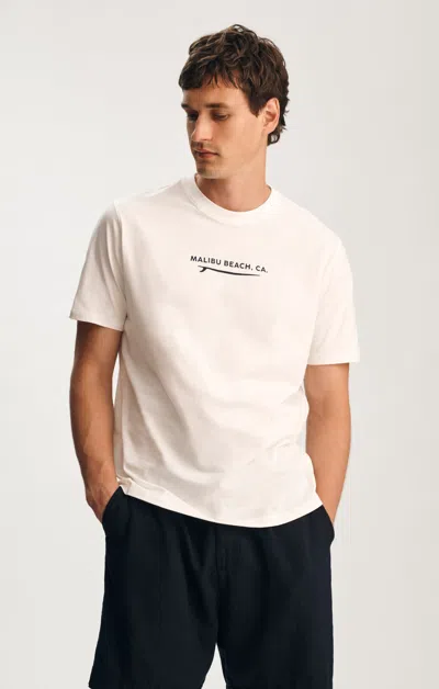 Mavi Malibu Graphic T-shirt In Antique White