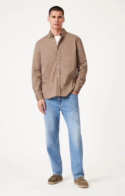 Mavi Marcel Loose Straight Leg In Bleached Williamsburg In Light Blue