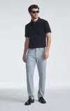 Mavi Marcus Slim Straight Leg In Blue Cross Hatch Twill In Blue