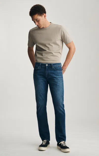 Mavi Marcus Slim Straight Leg In Dark Air-lite In Blue