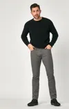 Mavi Marcus Slim Straight Leg In Grey Feather Tweed In Grey