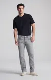 Mavi Marcus Slim Straight Leg In Ice Grey Feather Blue In Grey