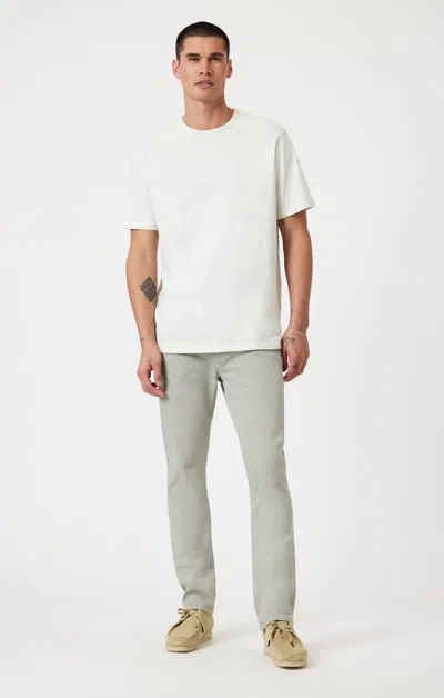 Mavi Marcus Slim Straight Leg In Light Sage Supermove In Green