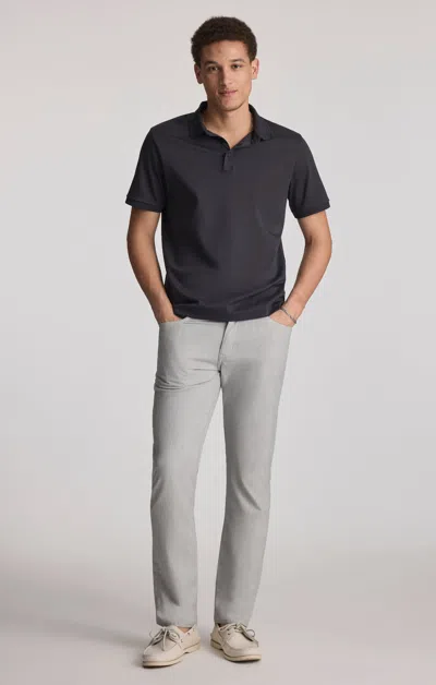 Mavi Marcus Slim Straight Leg In Pewter Fancy In Gray