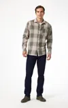 Mavi Marcus Slim Straight Leg In Rinse Supermove In Dark Blue