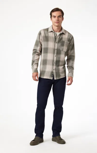 Mavi Marcus Slim Straight Leg In Rinse Supermove In Dark Blue