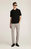 Mavi Marcus Slim Straight Leg In Shark Luxe Twill In Brown