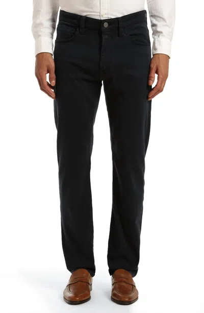 Mavi Marcus Slim Straight Leg Pant In Dark Navy Luxe Twill In Black