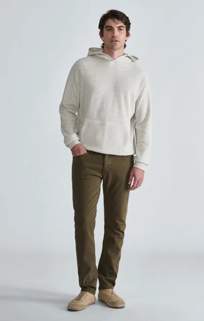 Mavi Marcus Straight Slim Pants In Forest Denim In Green