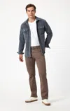Mavi Matt Relaxed Straight Leg In Brown Casual Twill In Brown