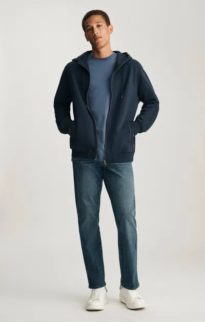 Mavi Matt Relaxed Straight Leg In  Brushed Organic Vintage In Blue