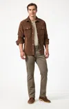 Mavi Matt Relaxed Straight Leg In Olive Casual Twill In Green