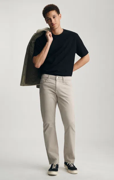 Mavi Matt Relaxed Straight Leg In Stone Twill In White