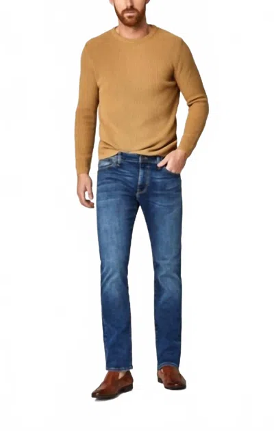 Mavi Men's Josh Bootcut Jean In Mid Brushed Organic Move In Multi