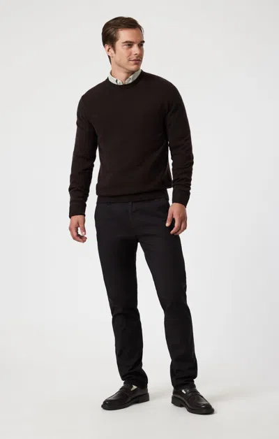 Mavi Milton Slim Straight Leg In Black Luxe Twill