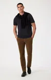 Mavi Milton Slim Straight Leg In Teddy Cord In Brown
