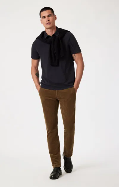 Mavi Milton Slim Straight Leg In Teddy Cord In Brown