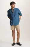 Mavi Nate Shorts In Khaki Casual Twill