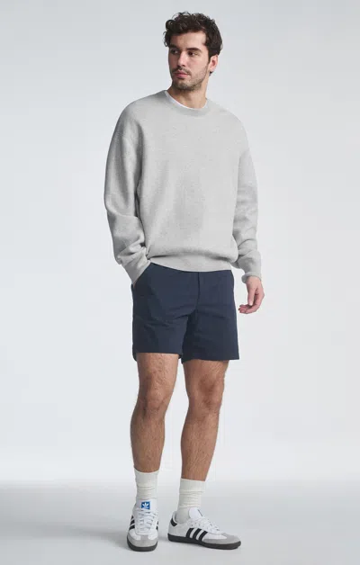 Mavi Nate Shorts In Navy Seersucker In Dark Blue