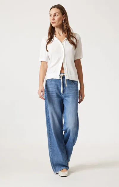 Mavi Nella Wide Leg In Light Blue Well Blue